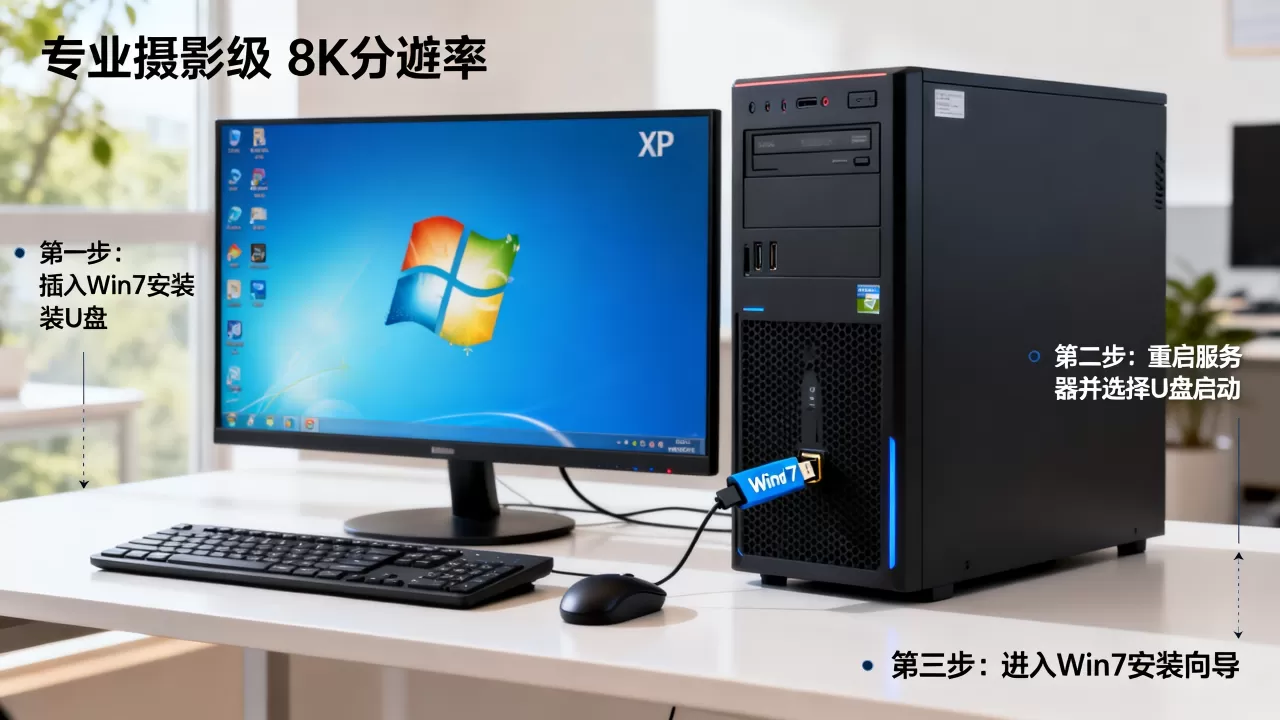 XP系统的服务器怎么安装Win7,详细步骤是什么? XP系统的服务器怎么安装Win7,详细步骤是什么?