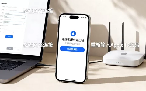 苹果手机连接ID服务器出错怎么回事，苹果ID连接失败怎么办