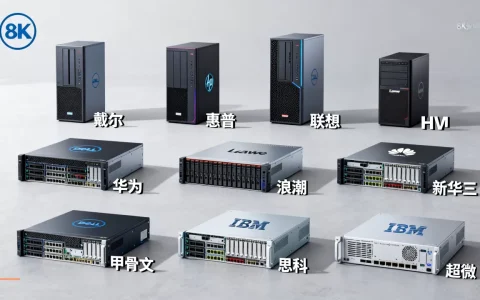 全品牌服务器都有哪些品牌，服务器品牌排行榜前十名有哪些？