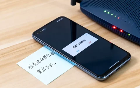 无线网显示连接不上服务器怎么回事，手机无法上网怎么解决？