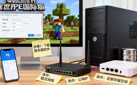 我的世界PE国际版如何建服务器，需要什么条件？