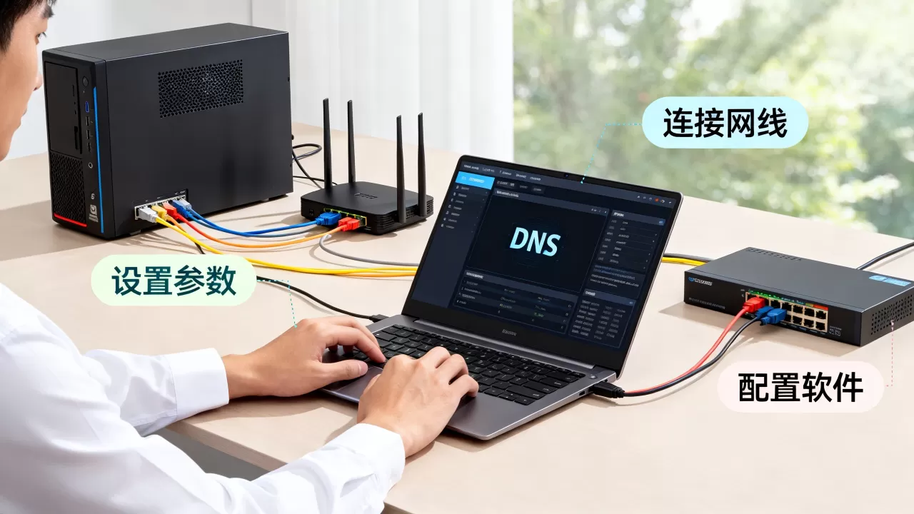 架设域名服务器步骤有哪些?新手怎么快速搭建DNS服务器? 架设域名服务器步骤有哪些?新手怎么快速搭建DNS服务器?