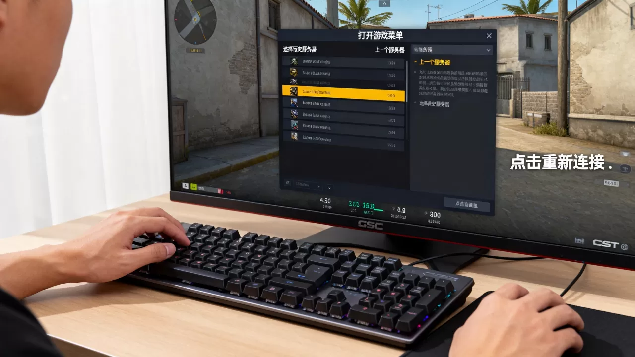 CSGO怎么重新进入上一个服务器,有什么办法? CSGO怎么重新进入上一个服务器,有什么办法?