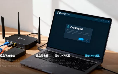 Steam网络为什么连接不上服务器，怎么解决？