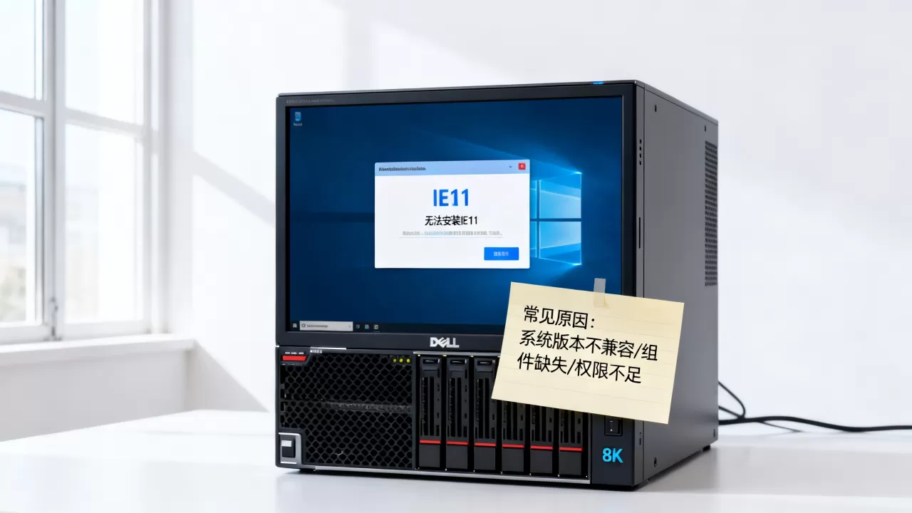 服务器上无法安装IE11怎么办,常见原因有哪些? 服务器上无法安装IE11怎么办,常见原因有哪些?