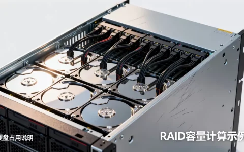 服务器RAID究竟占用多少硬盘容量，RAID容量怎么算？