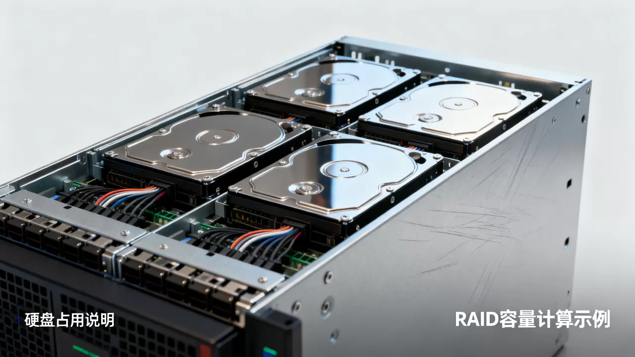 服务器RAID究竟占用多少硬盘容量,RAID容量怎么算? 服务器RAID究竟占用多少硬盘容量,RAID容量怎么算?
