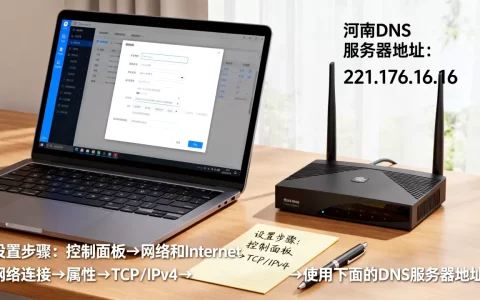 河南的DNS服务器地址是多少,在哪里设置