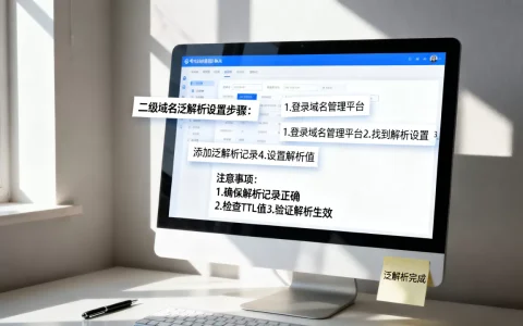二级域名如何泛解析？，泛解析设置步骤与注意事项有哪些？