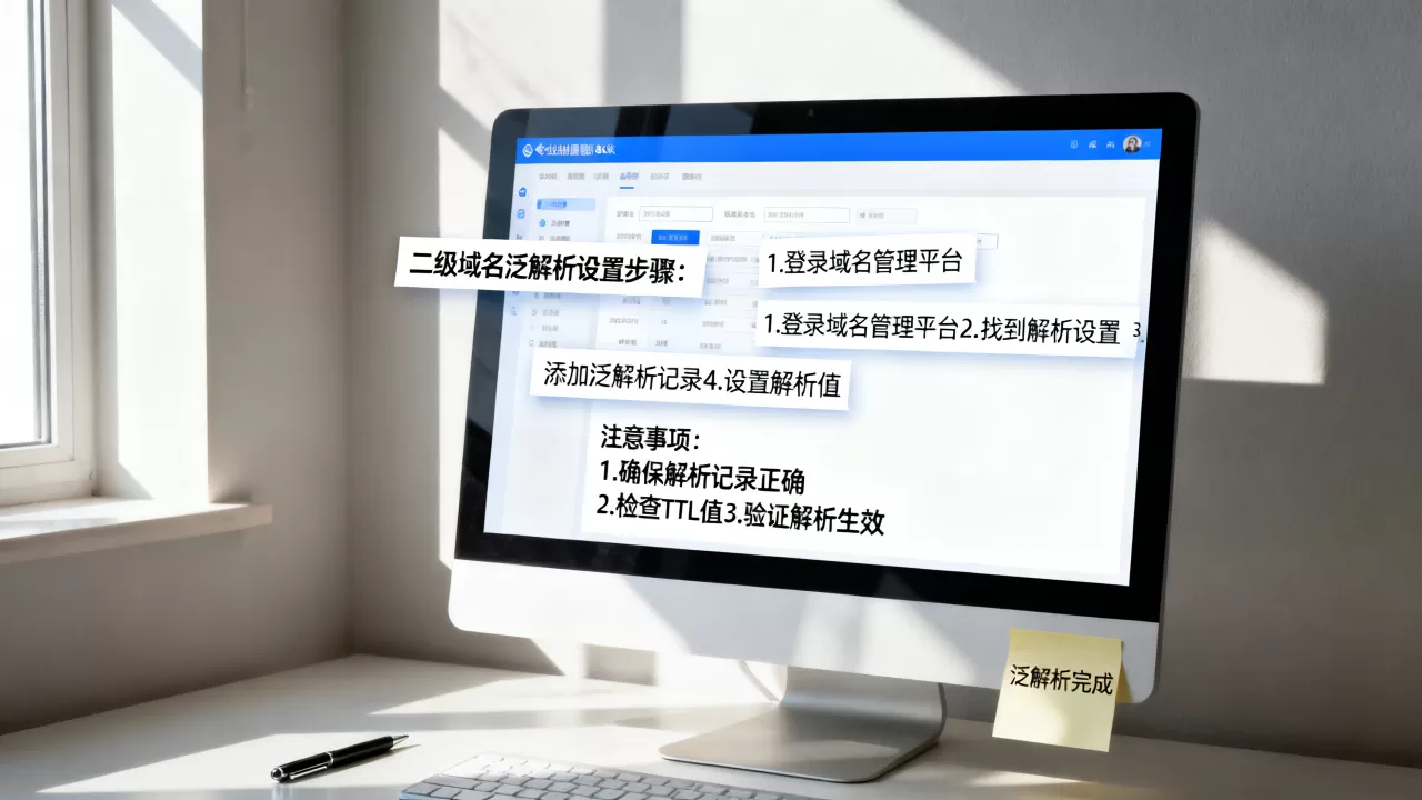 二级域名如何泛解析?,泛解析设置步骤与注意事项有哪些? 二级域名如何泛解析?,泛解析设置步骤与注意事项有哪些?