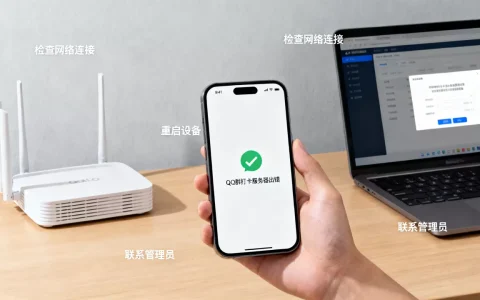 QQ群打卡服务器出错怎么办，如何快速恢复正常打卡？
