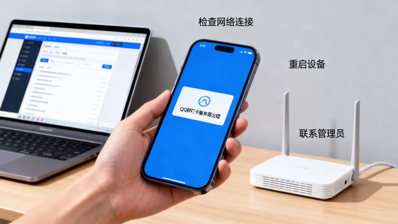 QQ群打卡服务器出错怎么办,如何快速恢复正常打卡? QQ群打卡服务器出错怎么办,如何快速恢复正常打卡?