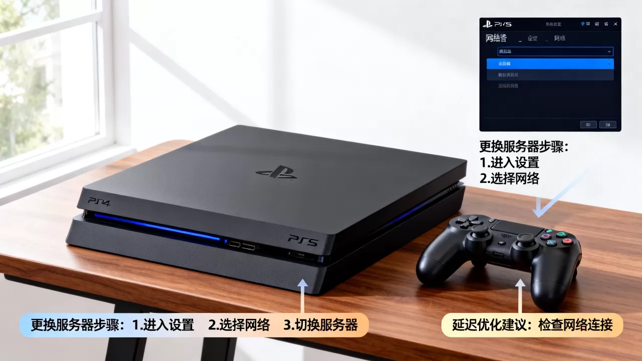荣耀战魂PS4怎么更换服务器,延迟高怎么办 荣耀战魂PS4怎么更换服务器,延迟高怎么办