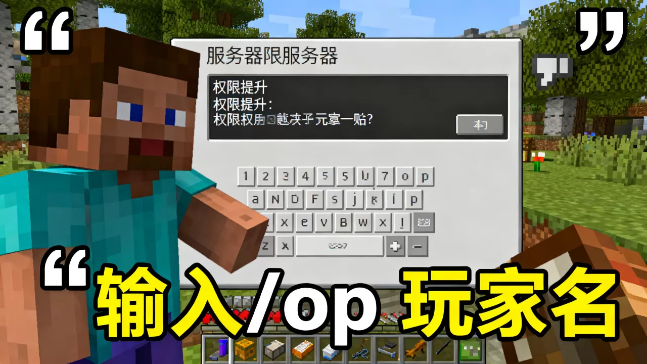 我的世界服务器里怎么给自己OP,怎么获取管理员权限? 我的世界服务器里怎么给自己OP,怎么获取管理员权限?