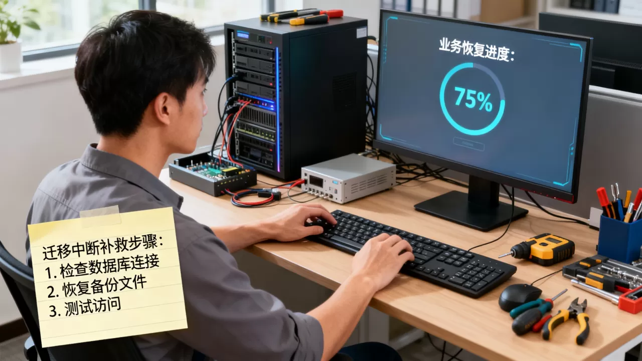 建站迁移中断怎么补救,业务恢复最快方法是什么? 建站迁移中断怎么补救,业务恢复最快方法是什么?