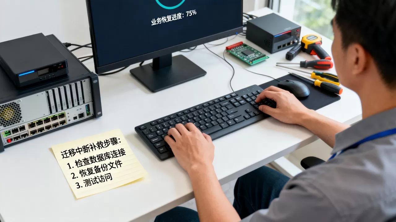 建站迁移中断怎么补救,业务恢复最快方法是什么? 建站迁移中断怎么补救,业务恢复最快方法是什么?