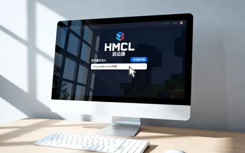我的世界电脑版HMCL怎么进服务器，服务器地址怎么填？