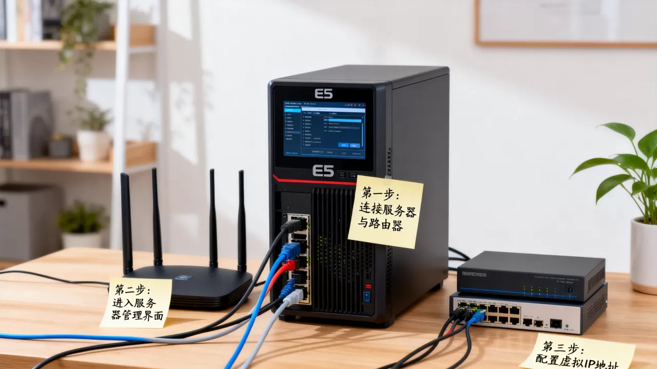 自己有E5服务器怎么搭建虚拟IP,详细教程步骤有哪些? 自己有E5服务器怎么搭建虚拟IP,详细教程步骤有哪些?