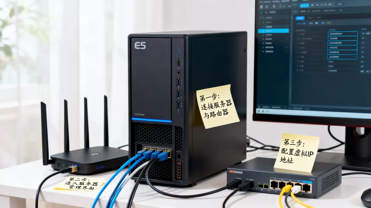 自己有E5服务器怎么搭建虚拟IP,详细教程步骤有哪些? 自己有E5服务器怎么搭建虚拟IP,详细教程步骤有哪些?