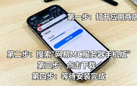 网易MC服务器手机版怎么下载？,安装步骤有哪些呢