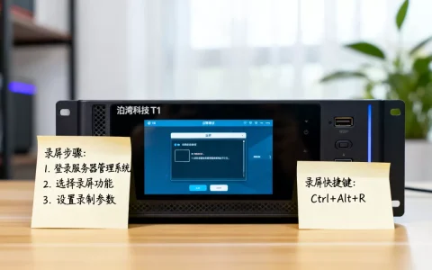泊湾科技T1服务器怎么录屏，服务器录屏快捷键是什么？