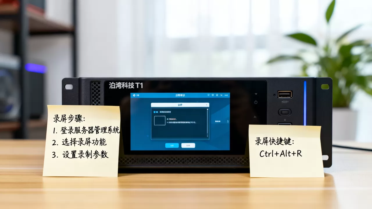 泊湾科技T1服务器怎么录屏,服务器录屏快捷键是什么? 泊湾科技T1服务器怎么录屏,服务器录屏快捷键是什么?