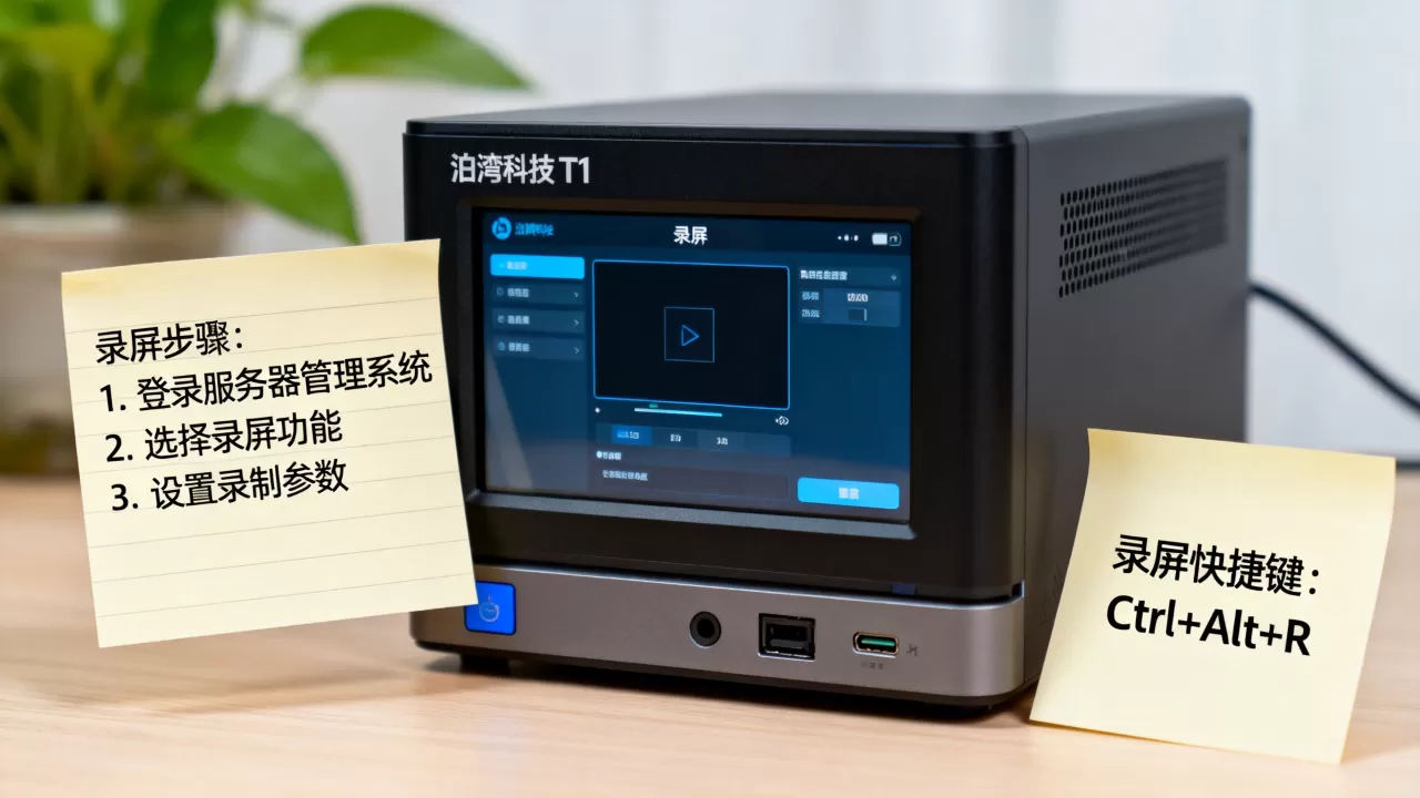 泊湾科技T1服务器怎么录屏,服务器录屏快捷键是什么? 泊湾科技T1服务器怎么录屏,服务器录屏快捷键是什么?