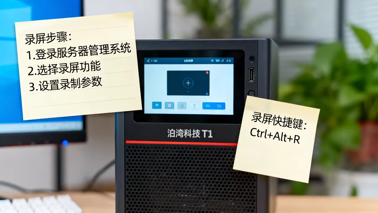 泊湾科技T1服务器怎么录屏,服务器录屏快捷键是什么? 泊湾科技T1服务器怎么录屏,服务器录屏快捷键是什么?