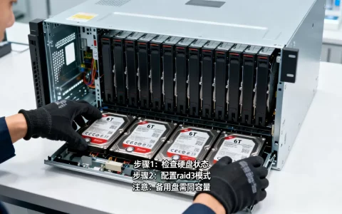 服务器6T怎么做raid3，要注意什么？