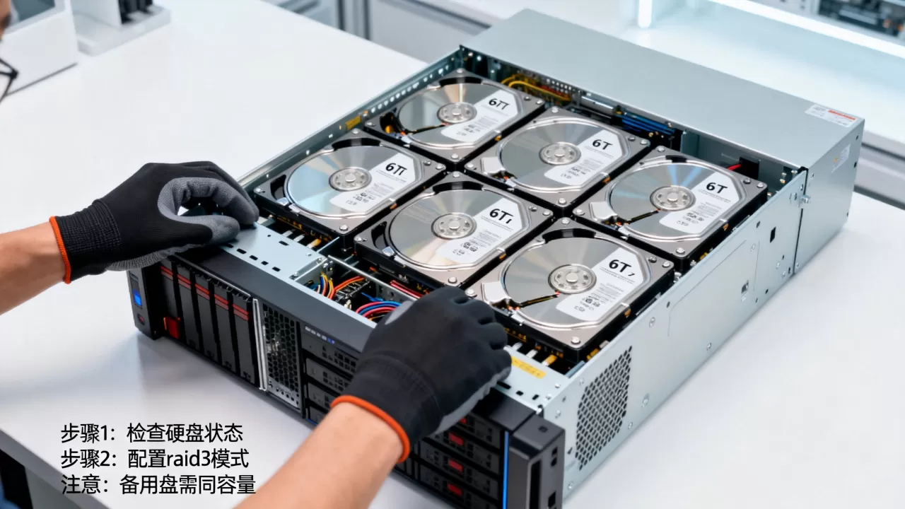 服务器6T怎么做raid3,要注意什么? 服务器6T怎么做raid3,要注意什么?