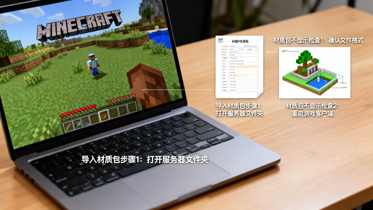 我的世界网易版材质包怎么导入服务器?,材质包不显示怎么办? 我的世界网易版材质包怎么导入服务器?,材质包不显示怎么办?