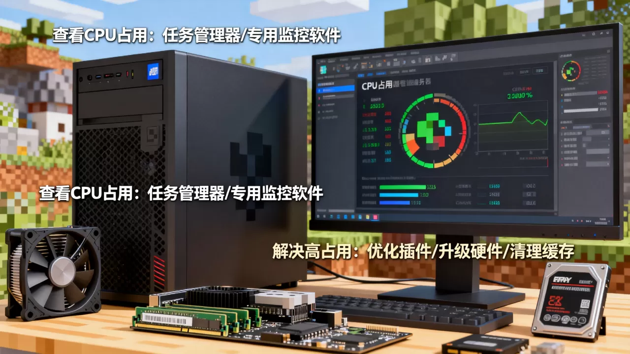 我的世界服务器CPU占用怎么看,如何解决高占用? 我的世界服务器CPU占用怎么看,如何解决高占用?
