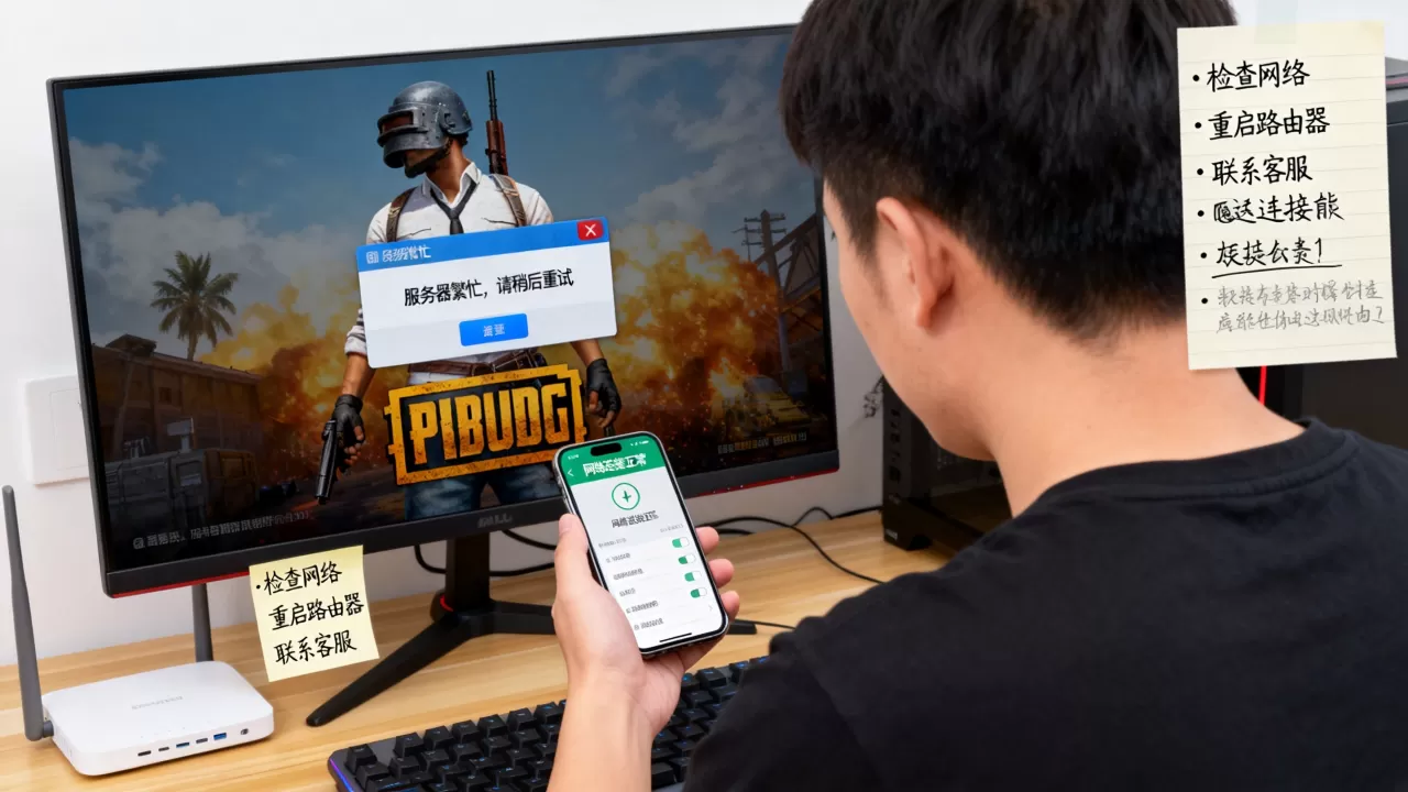 PUBG一直显示服务器忙怎么办,绝地求生服务器繁忙怎么解决? PUBG一直显示服务器忙怎么办,绝地求生服务器繁忙怎么解决?