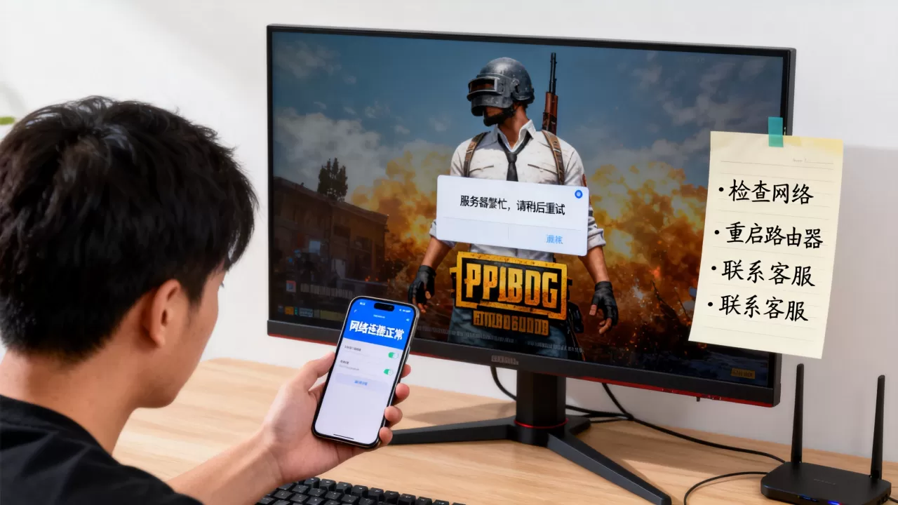 PUBG一直显示服务器忙怎么办,绝地求生服务器繁忙怎么解决? PUBG一直显示服务器忙怎么办,绝地求生服务器繁忙怎么解决?