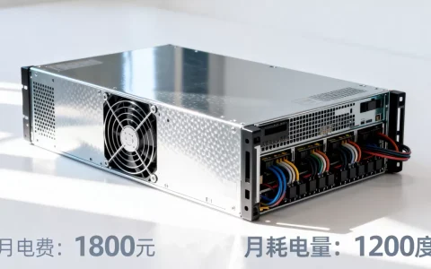 一台服务器每月耗电多少度，电费开销有多大？