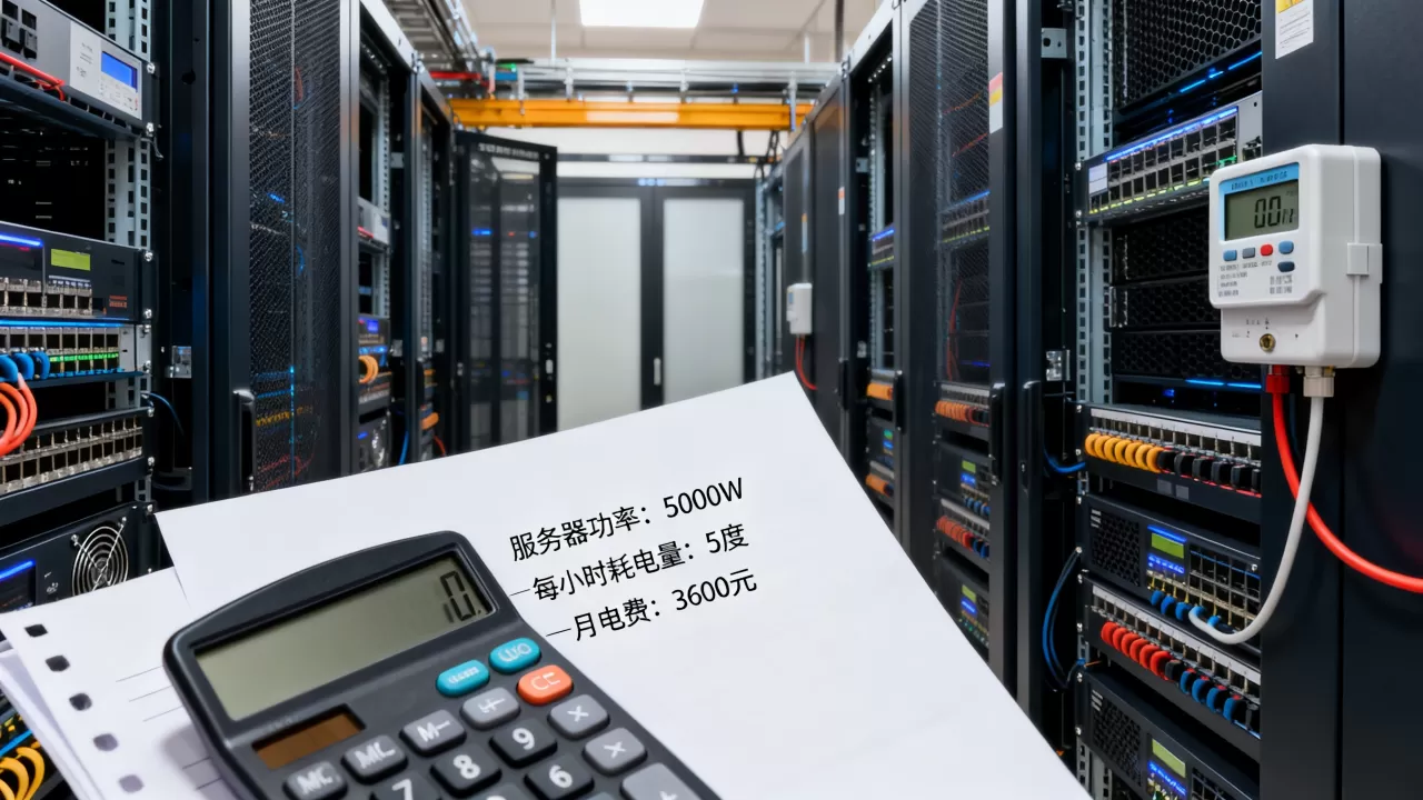 服务器一小时耗电多少度?,机房电费成本怎么算? 服务器一小时耗电多少度?,机房电费成本怎么算?