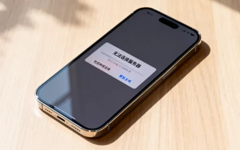 苹果查找显示无法连接服务器怎么办，原因及解决方法？