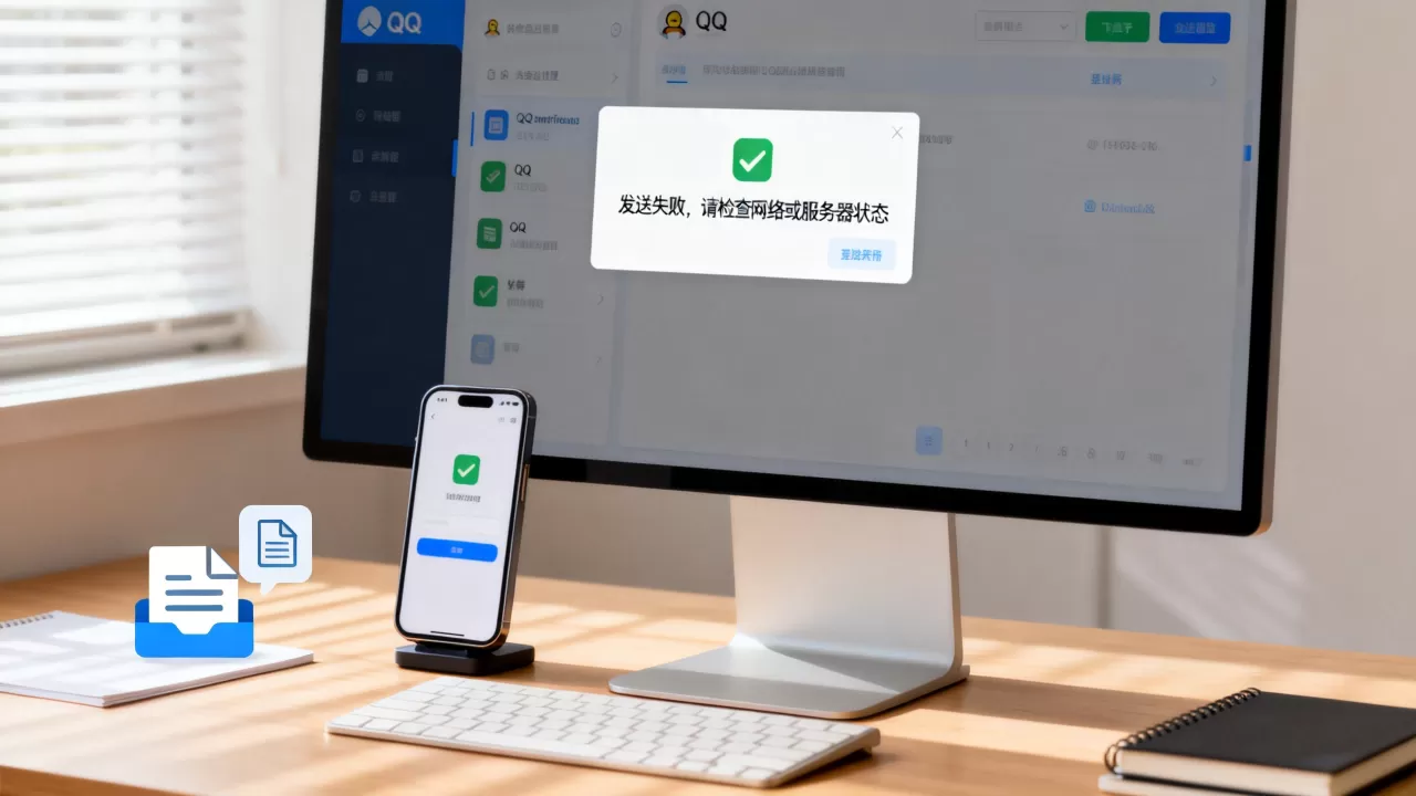 QQ服务器发不出文件是什么原因,QQ发送文件失败怎么解决? QQ服务器发不出文件是什么原因,QQ发送文件失败怎么解决?