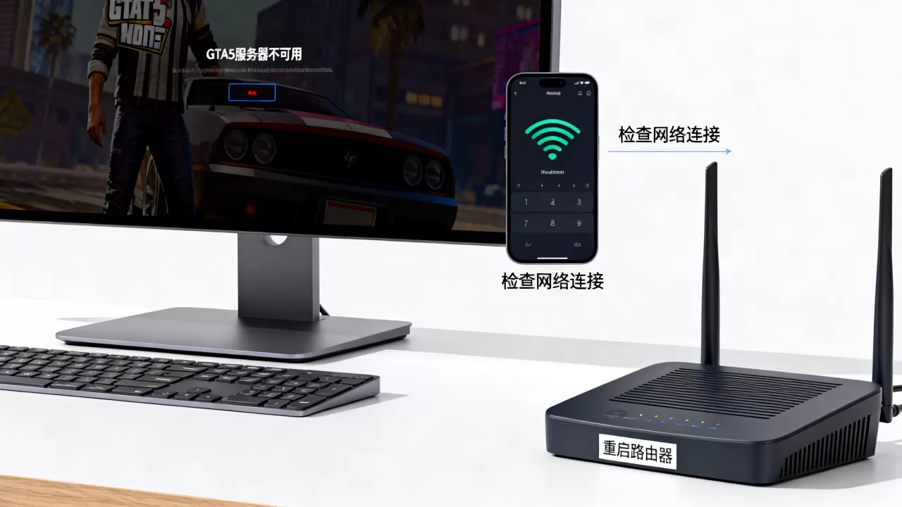 GTA5服务器不可用是怎么回事,怎么解决连接失败? GTA5服务器不可用是怎么回事,怎么解决连接失败?