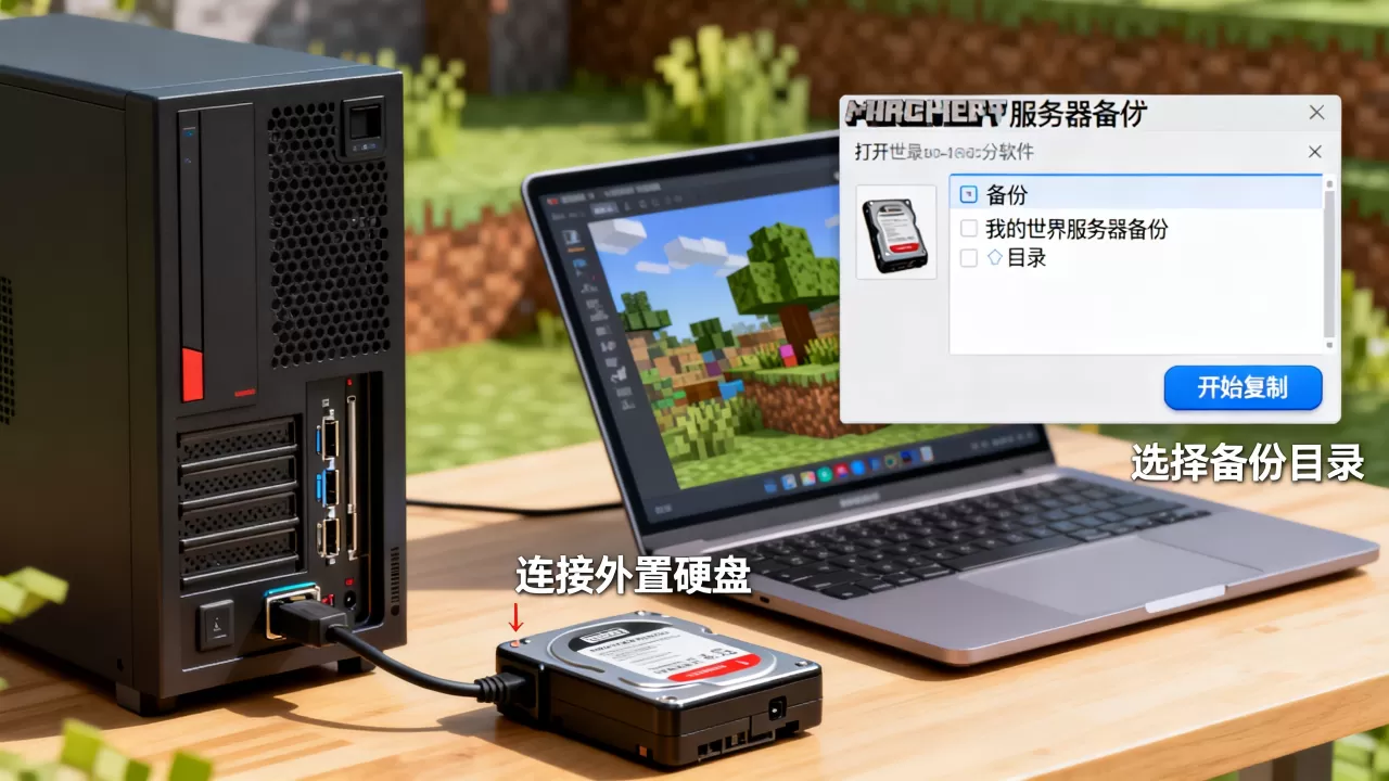 我的世界服务器超过1g怎么备份,备份方法有哪些? 我的世界服务器超过1g怎么备份,备份方法有哪些?
