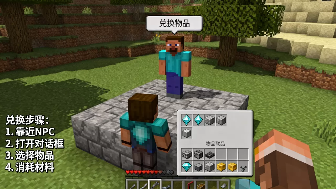 我的世界服务器NPC兑换物品怎么设置,如何让玩家兑换? 我的世界服务器NPC兑换物品怎么设置,如何让玩家兑换?