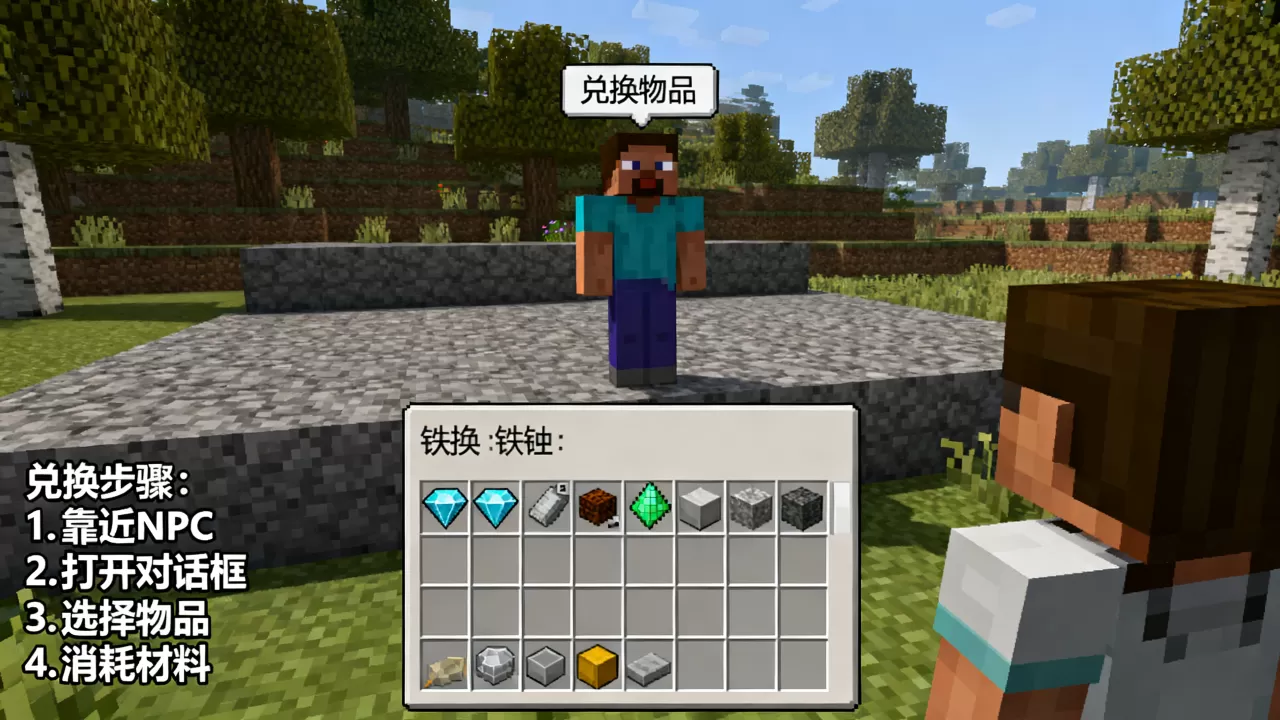 我的世界服务器NPC兑换物品怎么设置,如何让玩家兑换? 我的世界服务器NPC兑换物品怎么设置,如何让玩家兑换?