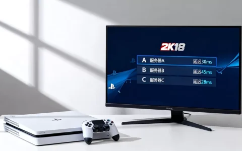 2K18 PS4怎么选服务器，哪个服务器延迟低？