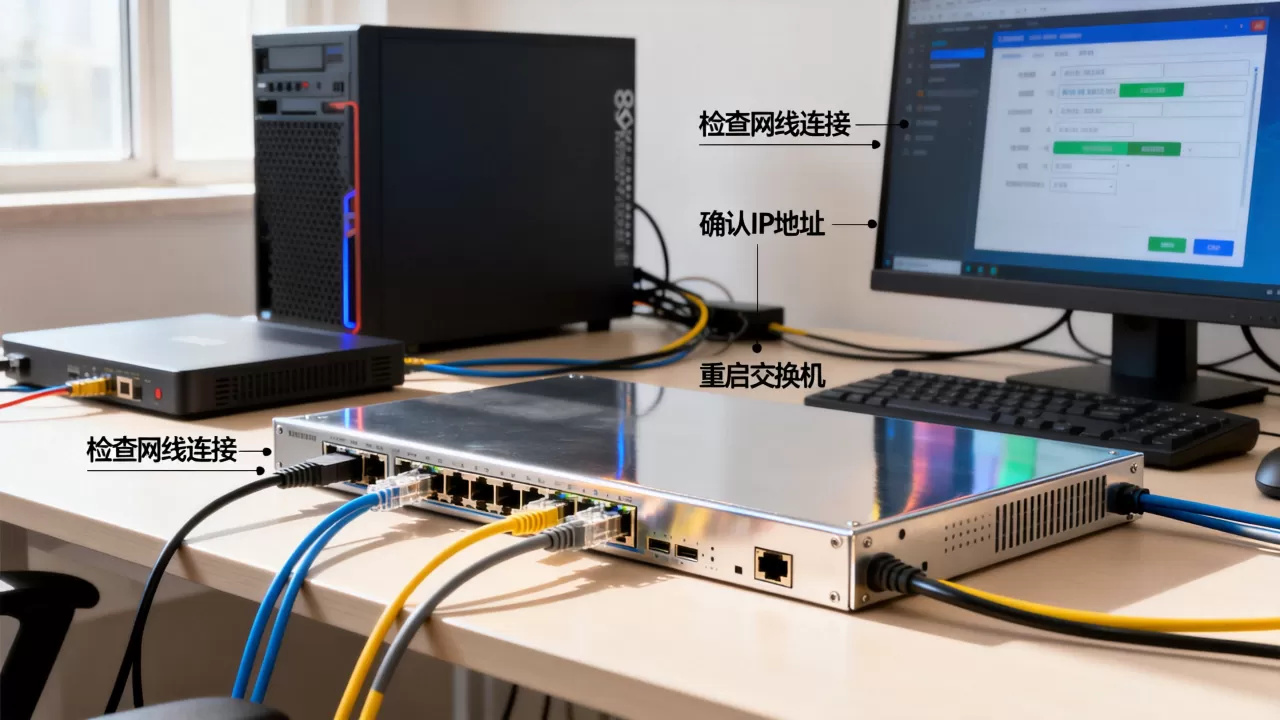 交换机与服务器PC连接不上怎么办,电脑无法访问服务器怎么解决 交换机与服务器PC连接不上怎么办,电脑无法访问服务器怎么解决