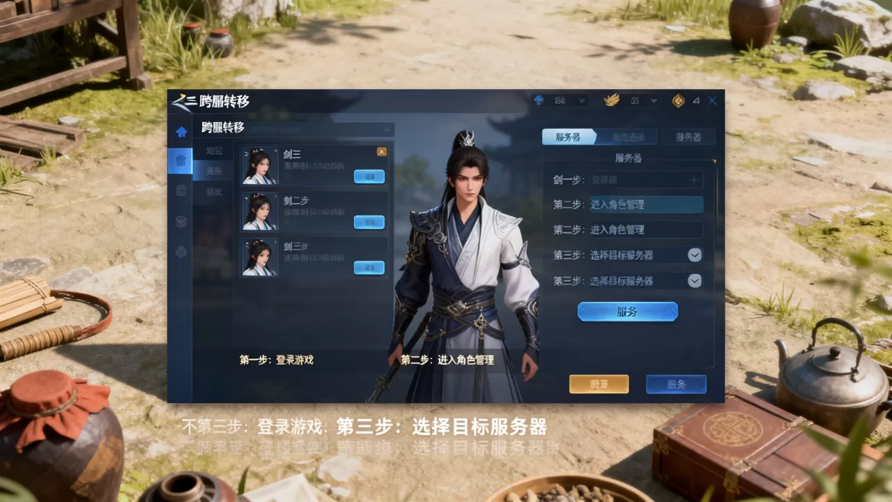 剑三角色怎么改服务器?,角色跨服转移教程 剑三角色怎么改服务器?,角色跨服转移教程