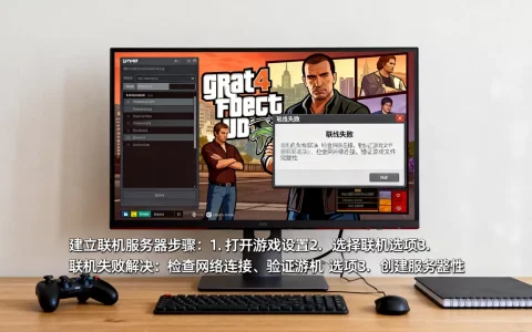 GTA4自由之城怎么建立联机服务器？,联机失败怎么办