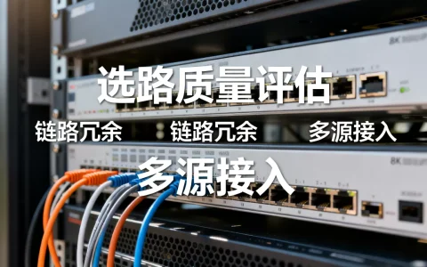 行情源多链路冗余接入的选路质量如何评估，有哪些评估方法？