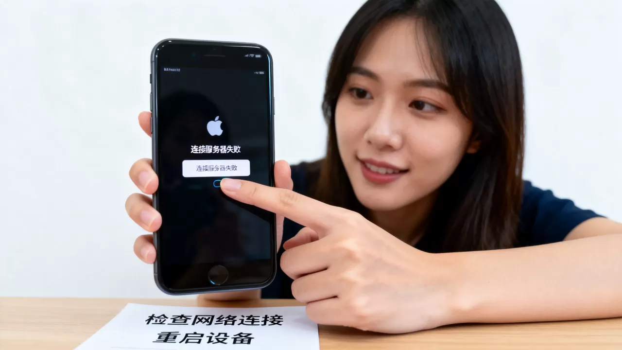 苹果手机ID注册为什么连接服务器失败,怎么解决 苹果手机ID注册为什么连接服务器失败,怎么解决