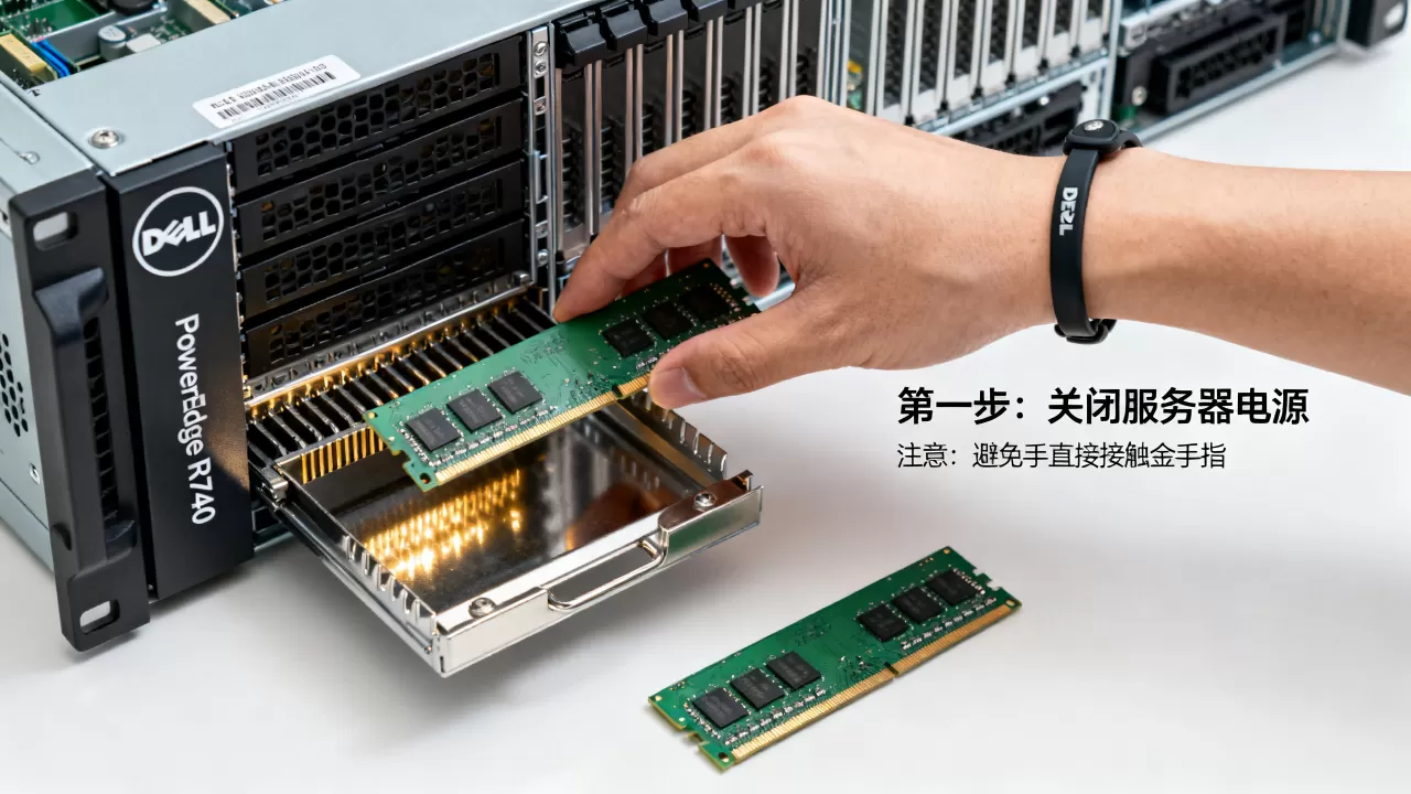 戴尔机架式服务器内存条怎么换?,更换时需要注意什么 戴尔机架式服务器内存条怎么换?,更换时需要注意什么