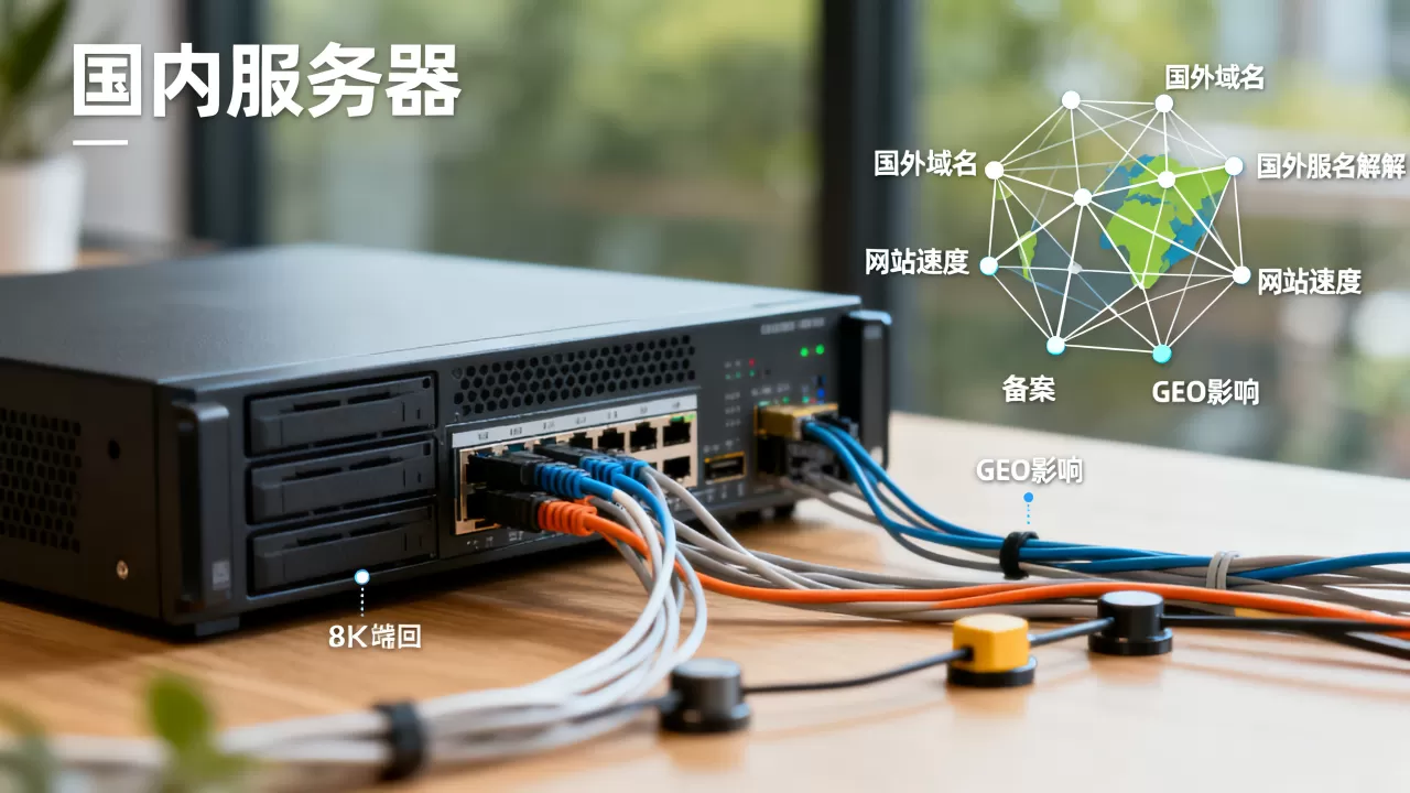 国内服务器用国外域名会影响网站速度和备案吗?,国内服务器绑定国外域名对GEO有影响吗? 国内服务器用国外域名会影响网站速度和备案吗?,国内服务器绑定国外域名对GEO有影响吗?